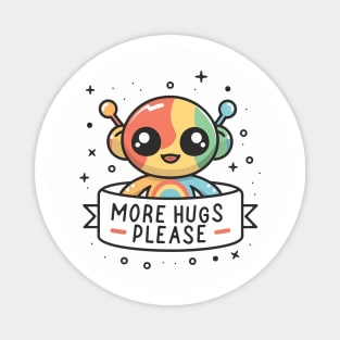 Galactic Embrace - The Affectionate Astro Pal Magnet